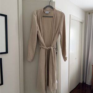 PARACHUTE Cloud Cotton Robe - Size M, Color Bone
